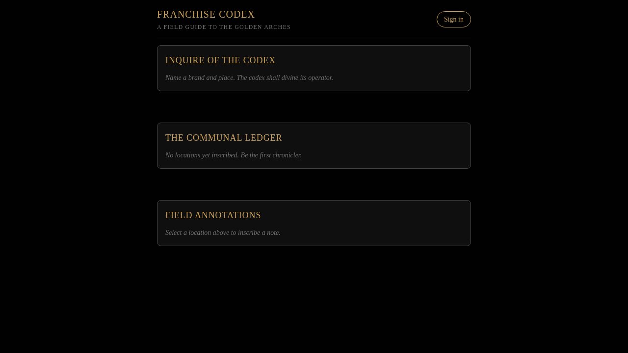 not-franchised
